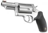 Taurus Judge 410/45LC 3" 5rd FO Sight Ribber Grip Overlay Matte SS 2441039T 